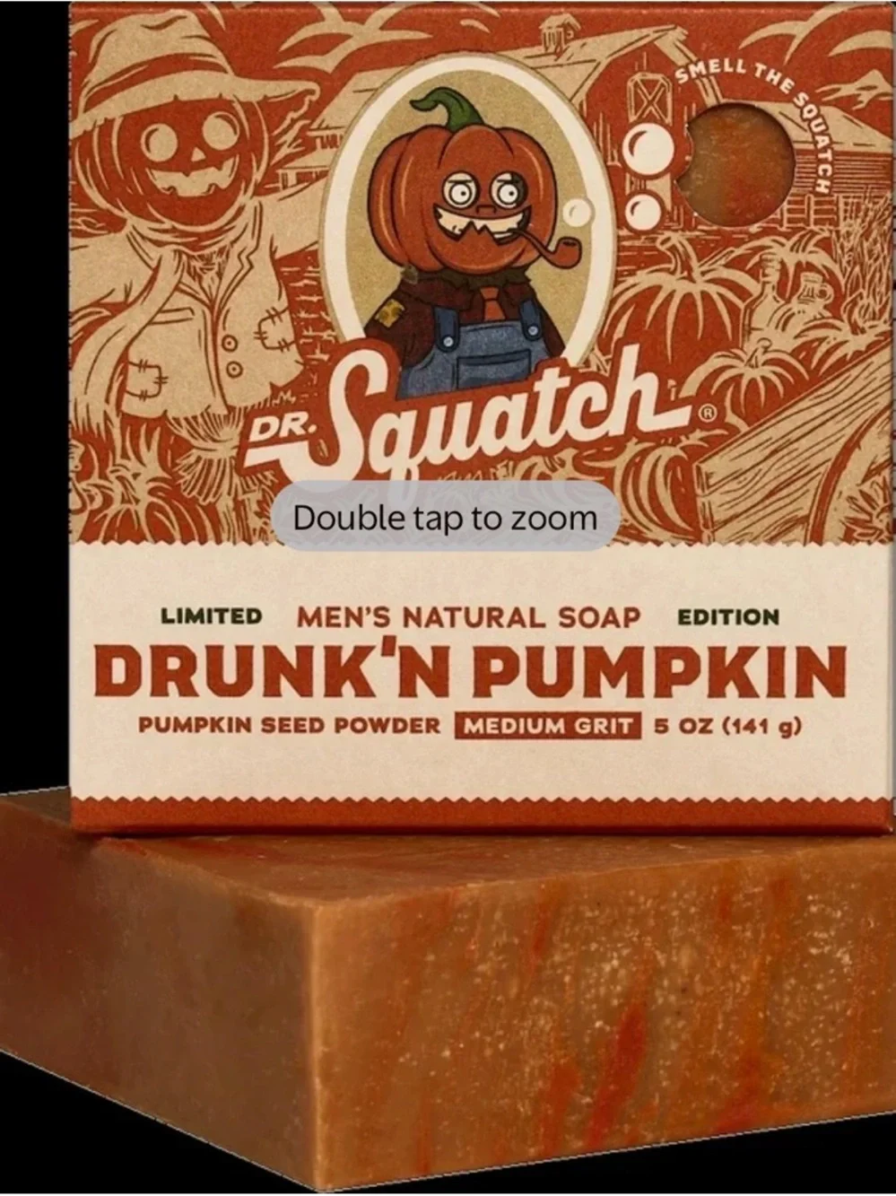Father’s Day Dr. Squatch - Drunk'n Pumpkin Men's Natural Soap — Medium Grit
